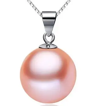 

Jewelry Women S 925 Sterling 9-10 mm Pearl Necklace Pendant chain