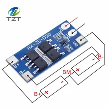 2S 10A 7,4 V 18650 Защитная плата для литиевых батарей 8,4 V сбалансированная функция/Защита от перезаряда