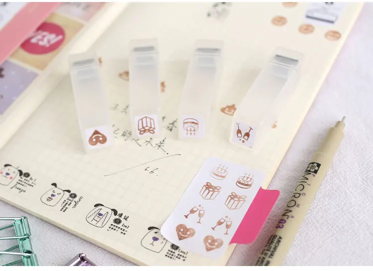 Hand account DIY small icon stamps pattern version hand account personality decorative icon postmark photosensitive stamps