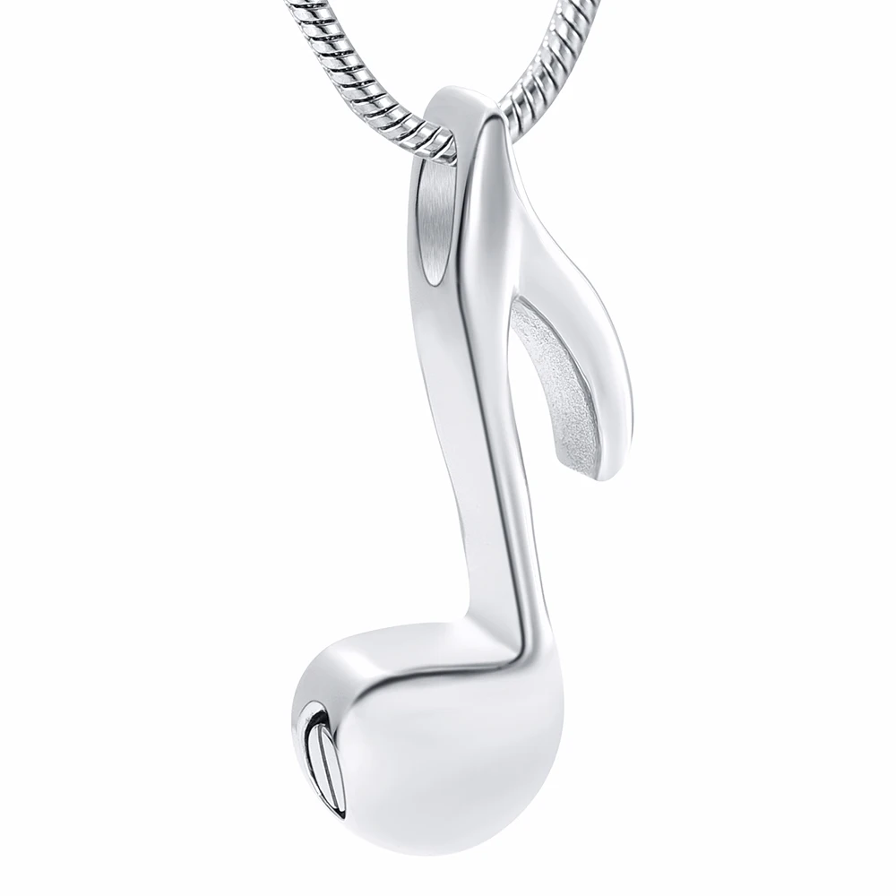 Music Note Urn Ashes Pendant Memorial Keepsake Jewelry Treble Clef Locket Ash Holder Fillable | Украшения и аксессуары