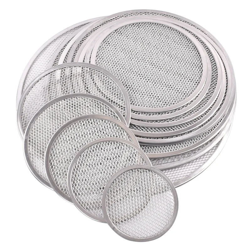 

Seamless Aluminum Pizza Screen Commercial Grade Pizza Pan 6/7/8/9/10/1 Inch