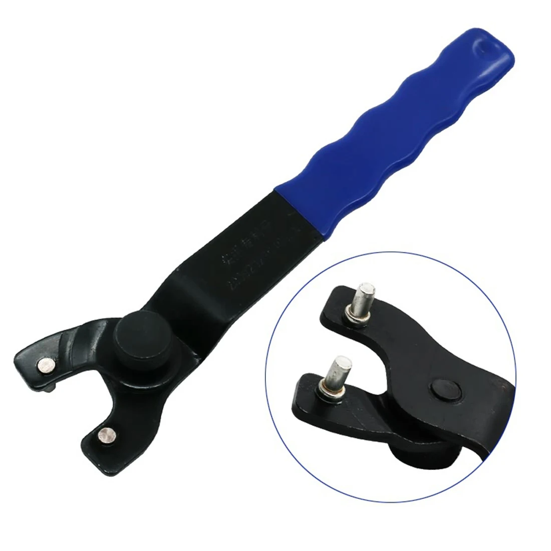 Hot!Adjustable 2 Pin Plastic Handle Spanner Wrench Angle Grinder 10