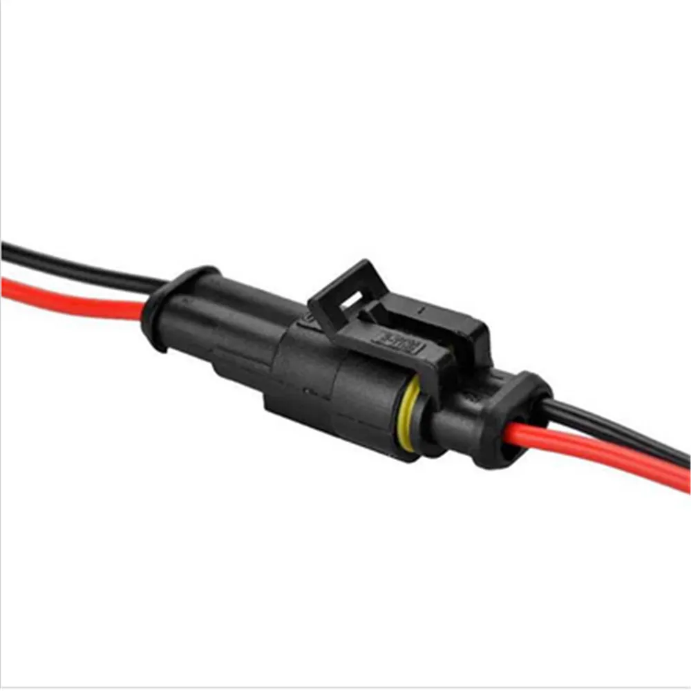 100 комплектов в комплекте 2 Pin Way AMP Super seal водонепроницаемый Электрический
