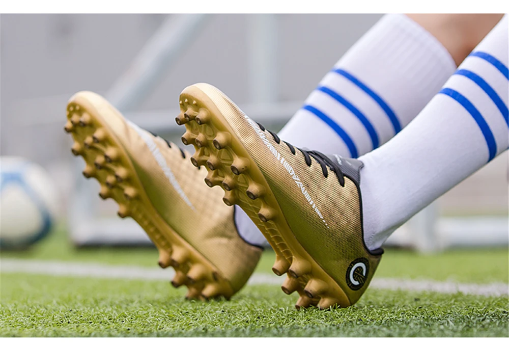 Новинка, Профессиональная футбольная обувь для мужчин AG, футбольные ногти, искусственная трава, шип, футбольные бутсы, футбольная тренировочная обувь chuteira futebol