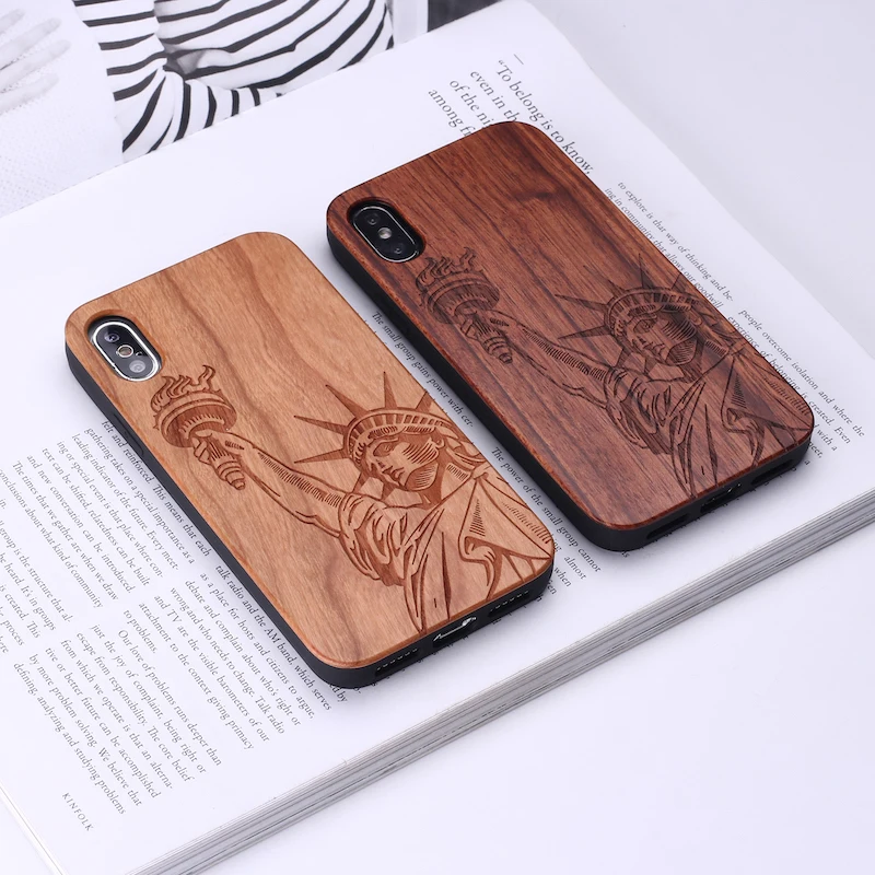 

Vintage Floral Mandala Ethnic Mexican Style Wood Case For iPhone 7 6 Plus 8 8Plus XS Max Case Coque Phone For SAMSUNG S8 S9lus
