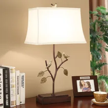 TUDA 38X70 см,, американский стиль, настольные лампы, креативная Ретро статуя птицы, смоляная настольная лампа для гостиной, настольная лампа