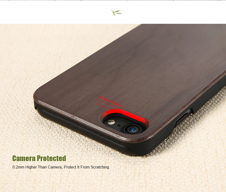 DOEES Wood Phone Cases For iPhone 7 6S 6 Plus 5 5S SE Cover Natural Wood Hard Back Protective Case For iPhone 5S SE 5 6S 7 Plus (7)