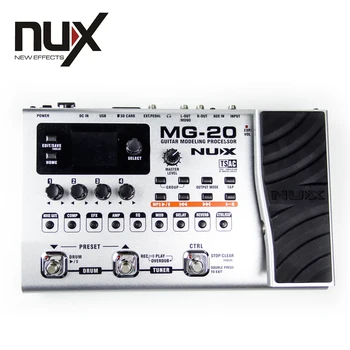 

NUX MG-20 Guitar Modeling Processor 2.4 inches color TFT LCD Built-in Tuner New CTRL Footswitch