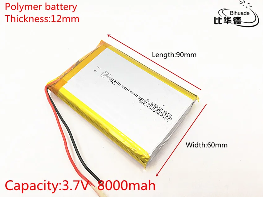 126090 3.7 V lithium polymer 8000 mah DIY mobile emergency power charging battery цена 126090 3.7 V lithium polymer 8000 mah DIY mobile emergency power charging battery цены онлайн