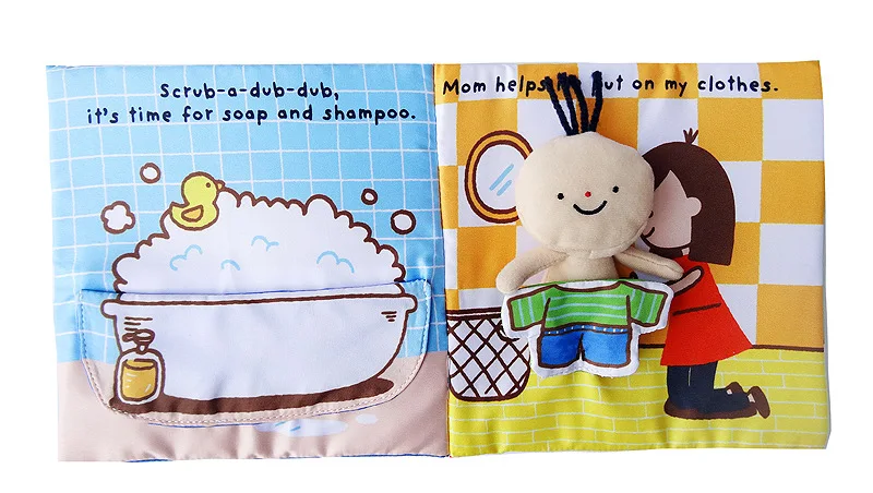 Обучающая обучающая мягкая игрушка для новорожденных Детская Мягкая книга из ткани о животных Детская тканевая книга обезьяна/погремушки для автомобиля игрушка