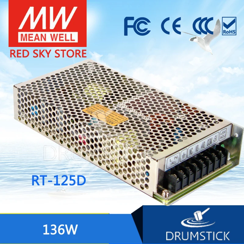 

MEAN WELL RT-125D meanwell RT-125 136W Triple Output Switching Power Supply