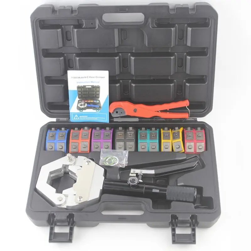 Hydraulic AC Hose Crimper Hydra Krimp 71500 Manual A/C Hose Crimper Kit