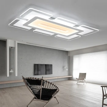 

Ultrathin Remote control Modern ceiling lights for living room Bedroom hallway home ceiling lamp acrylic body LED ceiling Lamp