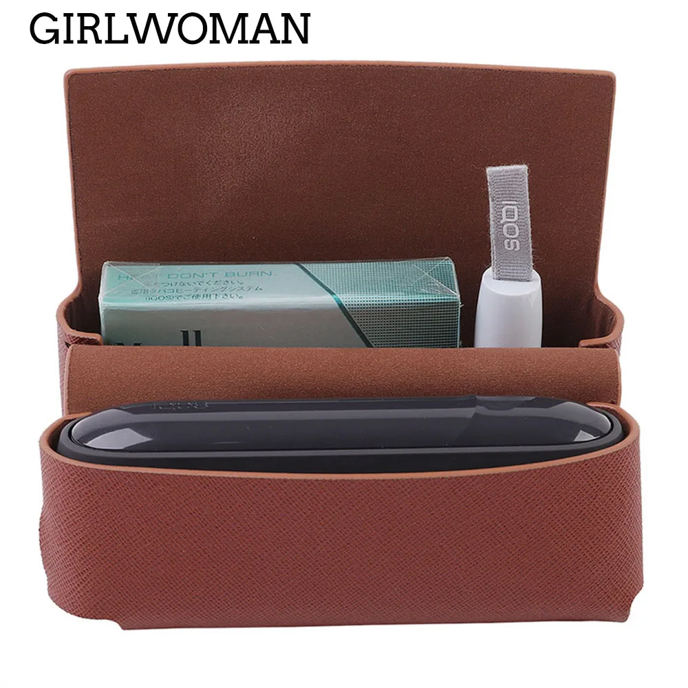 Флип чехол Girlwoman Iqos кожаный для IQOS 3 0 кошелек флип с держателем|Бамперы| |