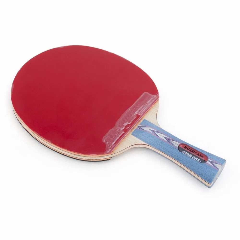 Dhs Hurricane Table Tennis Racket Ping Pong Paddle Pimple In Rubber