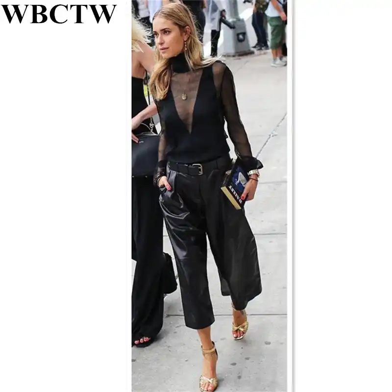 loose trousers outfit