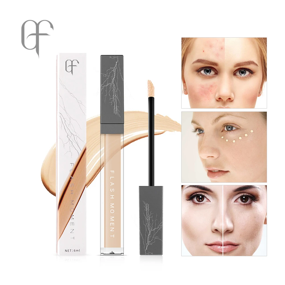 

FlashMoment Liquid Foundation Silky Concealer Face Waterproof Make Up Base Cosmetic Concealer Makeup Eye Dark Circles Cream