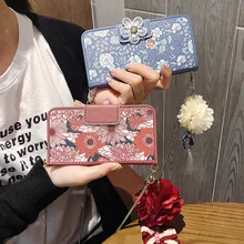 

For iPhone XS MAX 7 8 plus X XR case cover luxury wallet card with chain strap eather phone bag case for iphone se 5s 6 6s plus