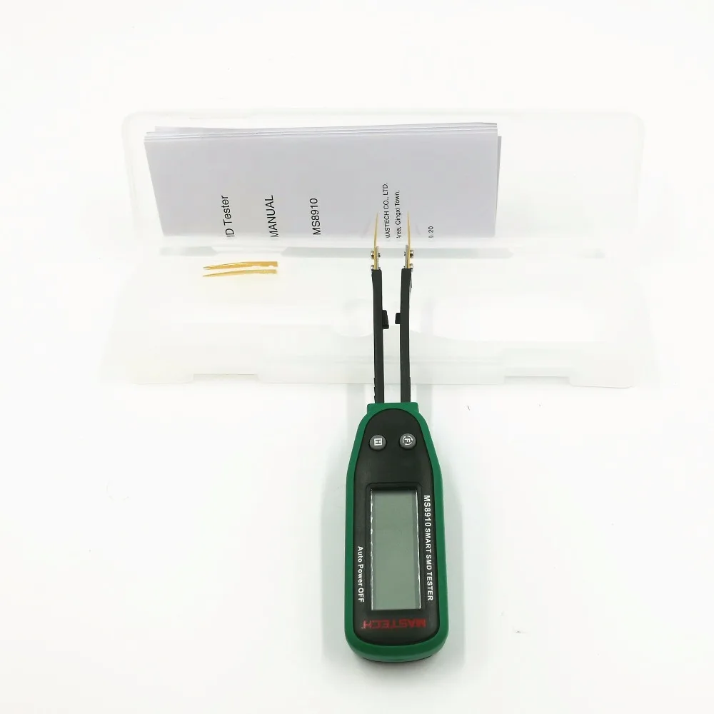 Beste Hoge kwaliteit Smart SMD Tester Capaciteit Meter Multimeter MS8910, 3000 tellingen LCD display, Auto Scannen, Auto Ranging