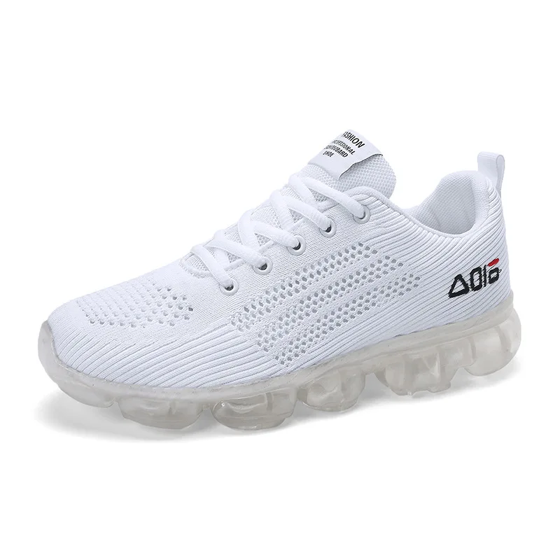 

2019 Summer New Breathable Fly Woven Lightweight Comfortable Sports High Elastic Shock Absorption Casual Men's Shoes