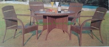 new pe rattan garden furniture set