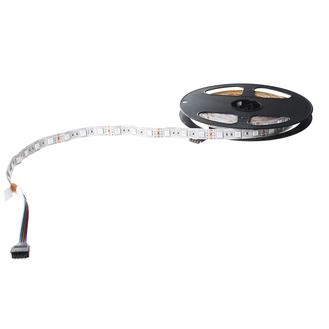 Новый-2x5 м 10 M 5050 SMD 600 светодиодный rgb гибкий линейный свет Авто DC 12 V