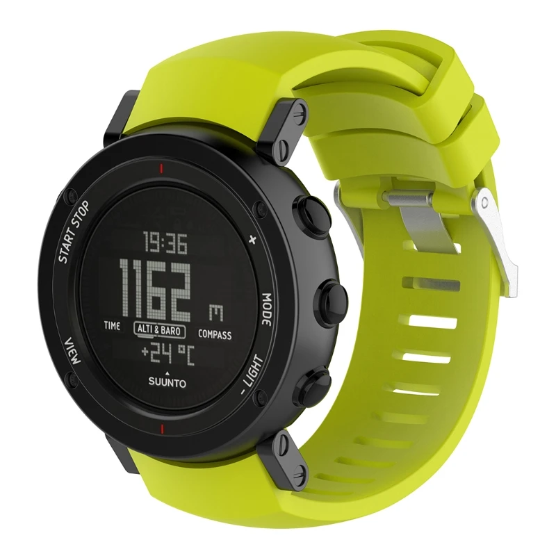 Силиконовый сменный ремешок для SUUNTO Core ALU Black Sports gps Watch