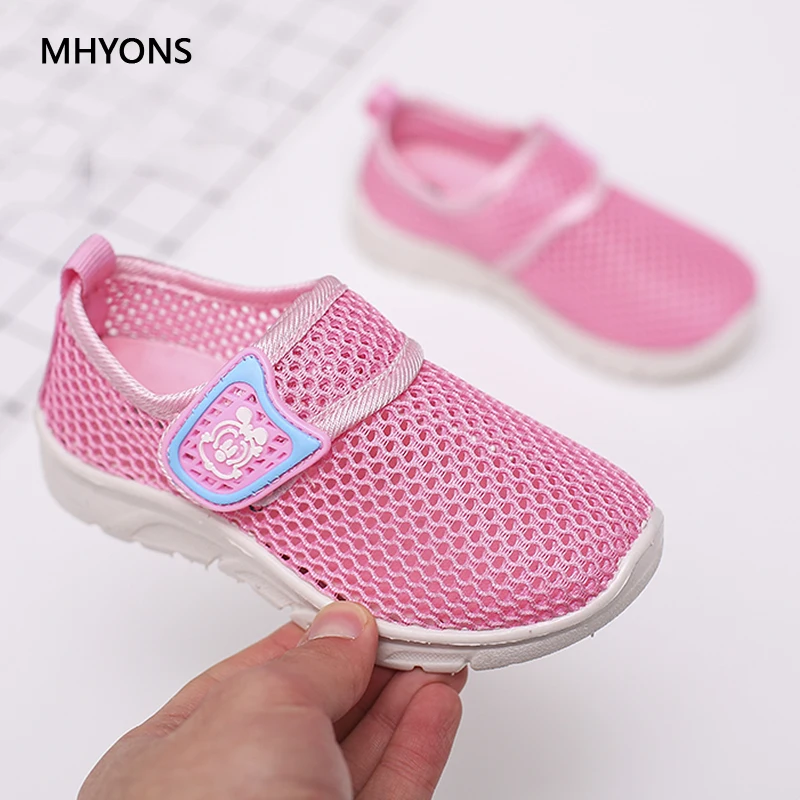 

MHYONS 2019 Shoes For Kids Breathable Mesh Children Shoes Single Net Cloth Kids Sports Shoes Casual Boys Sandals Girls Sneakers