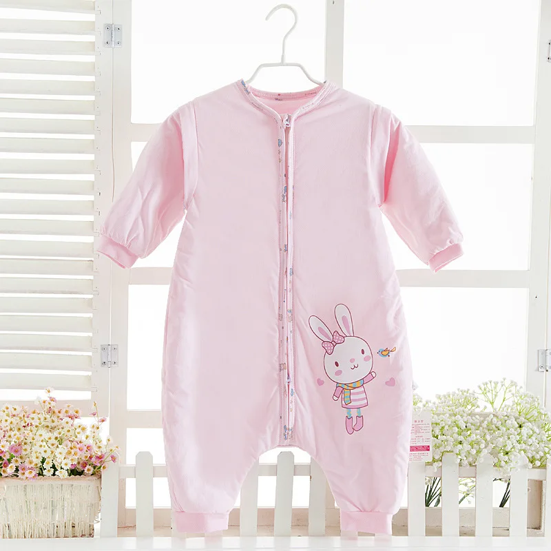 

Spring Thin Section Anti-cold Cotton Baby Sleeping Newborn Paragraph Legs Sleeping Bag / Anti-Tipi Removable Sleeve Baby TST0139