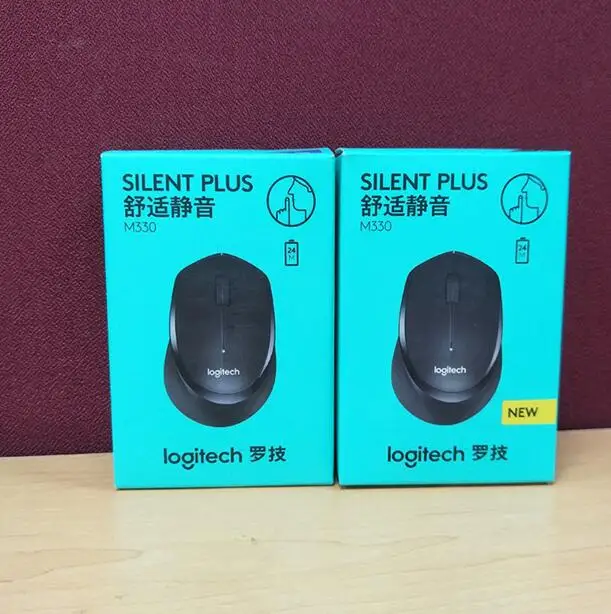 Logitech M330 Беспроводная игровая мышь 1000DPI оптическая Бесшумная USB геймерская