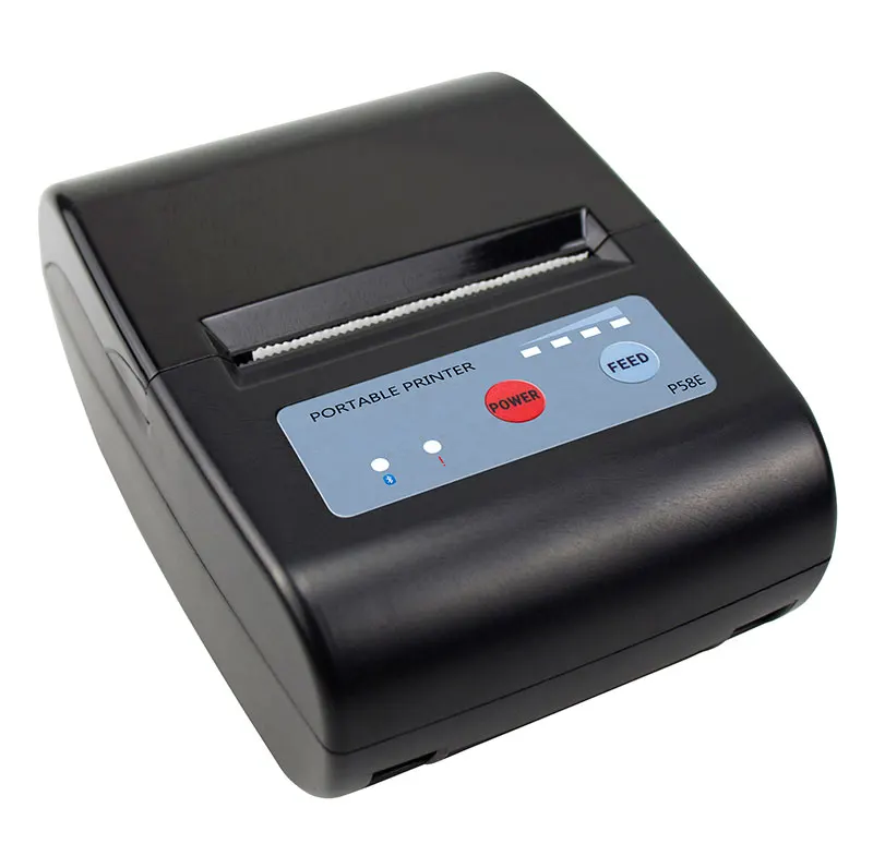 P58E Receipt Printer NETUM Bluetooth термальный принтер этикеток мини портативный 58 мм чековый принтер маленький для мобильного телефона Ipad Android/iOS NT-G5 - Цвет: P58E Receipt Printer