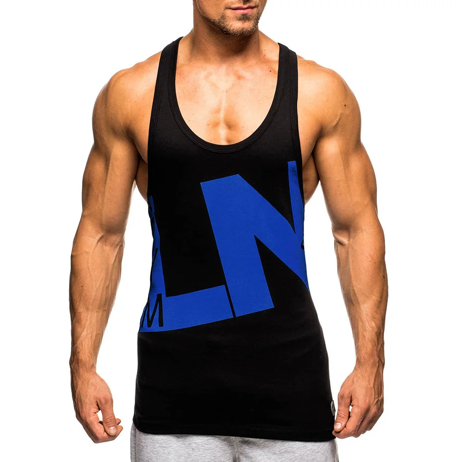 Cotton Sports Skinny Design Mens Tank Top