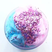 1 коробка 60 мл DIY цветной Лизун облачный кристалл песок хлопок тыкать грязь глина Пластилин антистресс Развивающие игрушки для детей игры