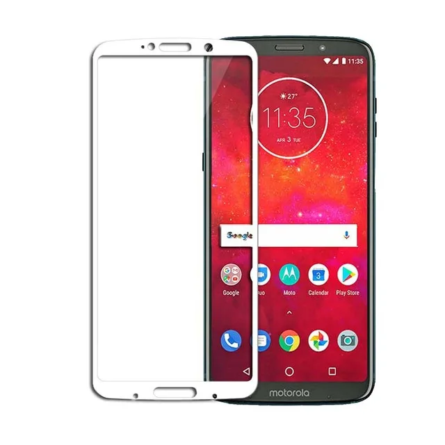 3D закаленное стекло для Motorola Moto Z3 Play полное покрытие 9H защитная пленка Защита