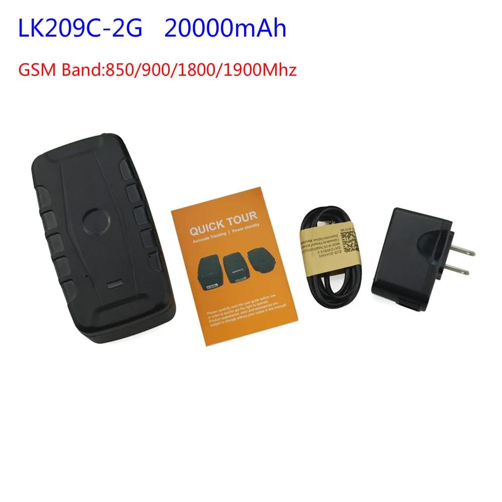 LK209 трекер LK209A/LK209B/LK209C 2G 3g Автомобильный gps трекер локатор водонепроницаемый Магнит WCDMA GSM отслеживание в реальном времени отброшенная сигнализация - Цвет: LK209C-2G no box