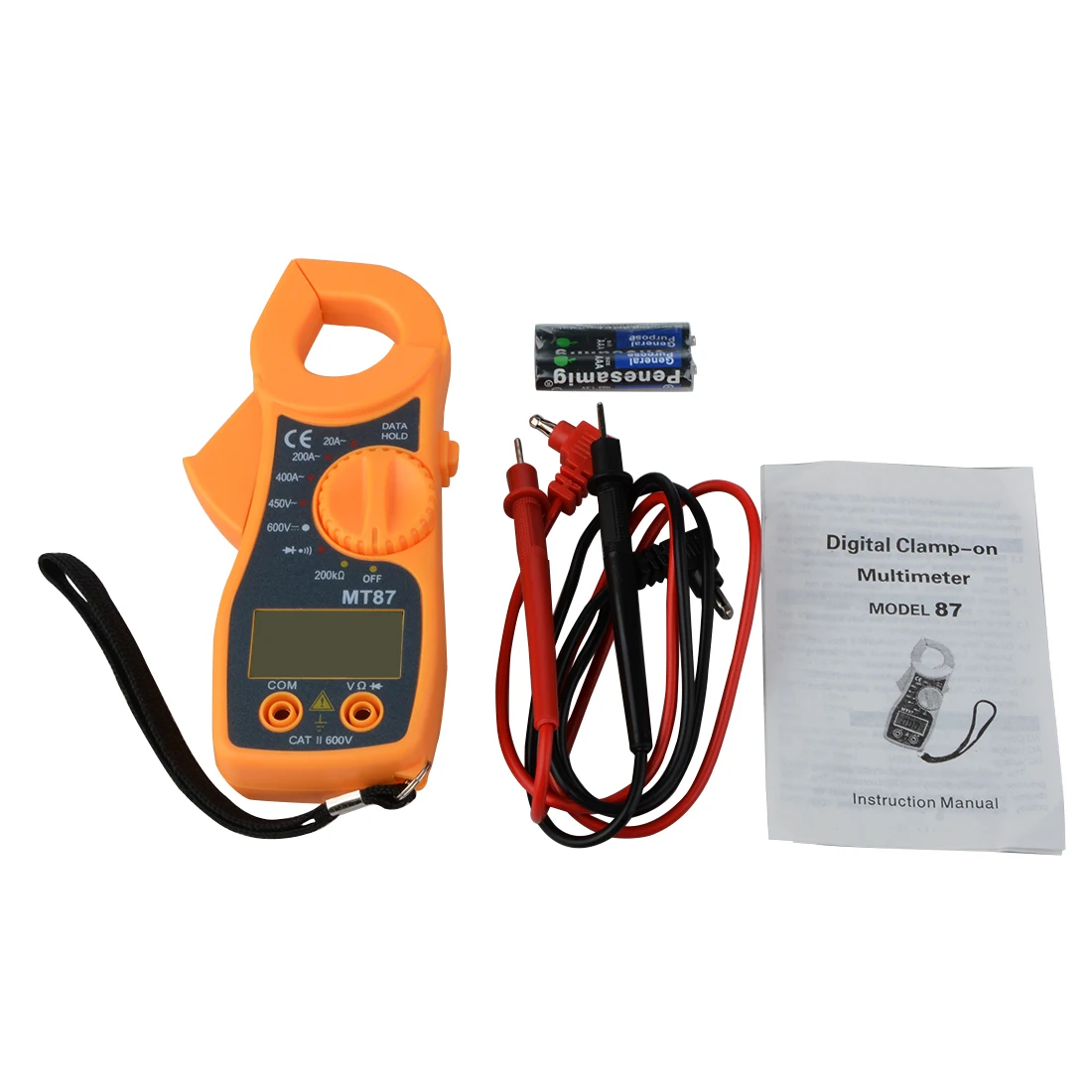 

MT87 Digital Clamp Meter Multimeter DC AC Voltage Current Tongs Resistance Amp Ohm Tester Electronic Medidor Multimetre Tools