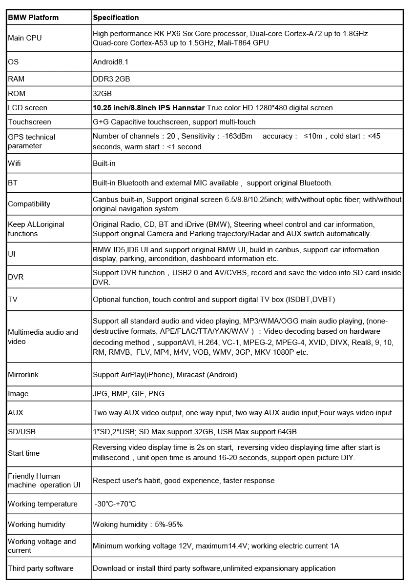 Koason автомобильный ПК-монитор для BMW 3 серии F30/F31/F34/F32/F33/F36/F80/F81 NBT Android 8,1 авто зеркало радио аудио gps навигация