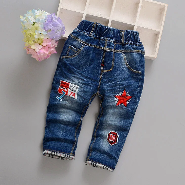 

Baby Boys Jeans 2-6 Years Old Autumn Spring New Arrival Fashion Children Jeans Good Quality B005 Kids Infant Baby Boy Pant
