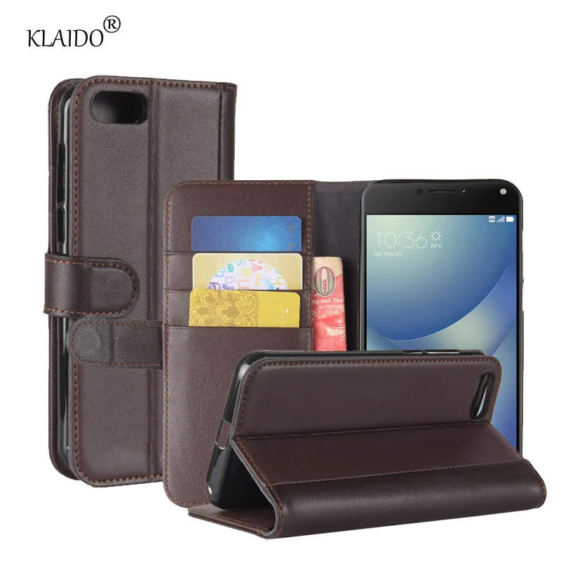 Klaido из натуральной коровьей кожи чехол для Asus Zenfone 4 Max zc520kl Чехол Кожаная Сумка Для