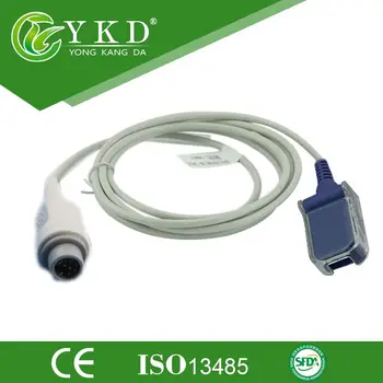 

3PCS/Lot Free Shipping, Compatible Mindray BeneView T5, T8 with Oximax SpO2 Adapter Cable 0010-20-42712