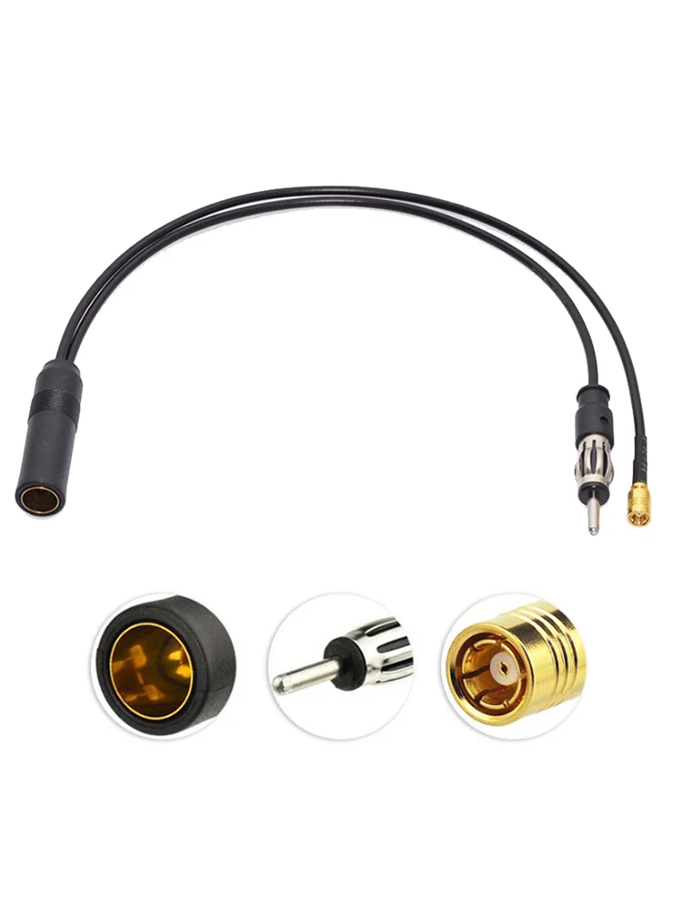 

FM/AM to DAB/DAB+ Car Radio Aerial Antenna Converter Signal Splitter+Amplifier Antenna Converter Splitter SMB Cable 2019 New