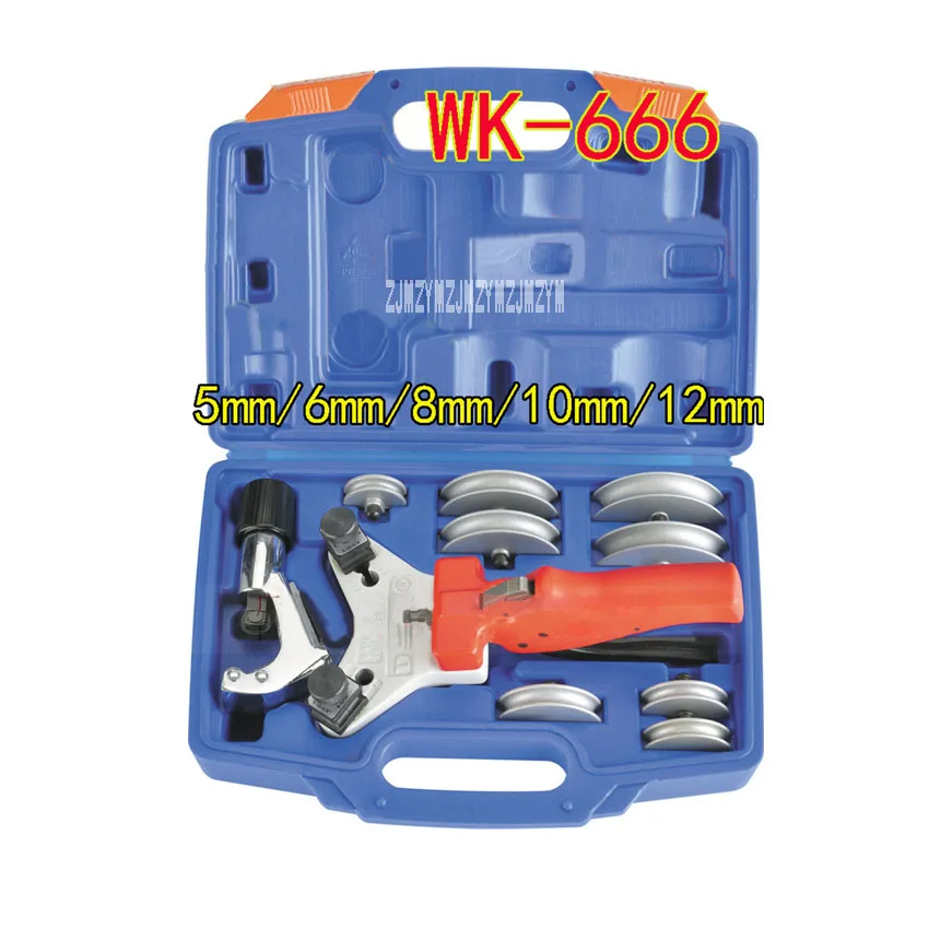 New WK 666 Combination Bend Set 90 Degree Copper Pipe Bends Air Conditioning Repair Bend Tool