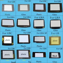 عدسة شاشة من مادة الزجاج من تشنغوهران عدد 16 طراز لألعاب Gameboy GB/GBA/GBC/GBA SP/3DS/GBP/GBL قطع غيار وحدة التحكم في الألعاب