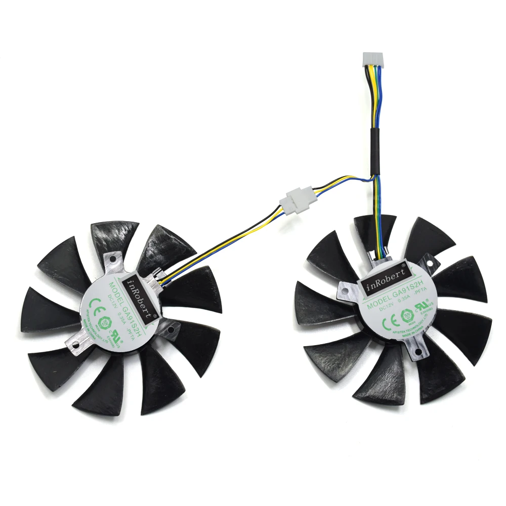 Новый вентилятор охлаждения для видеокарты ZOTAC GeForce GTX 1060 AMP Edition 1070 85 мм 12 В