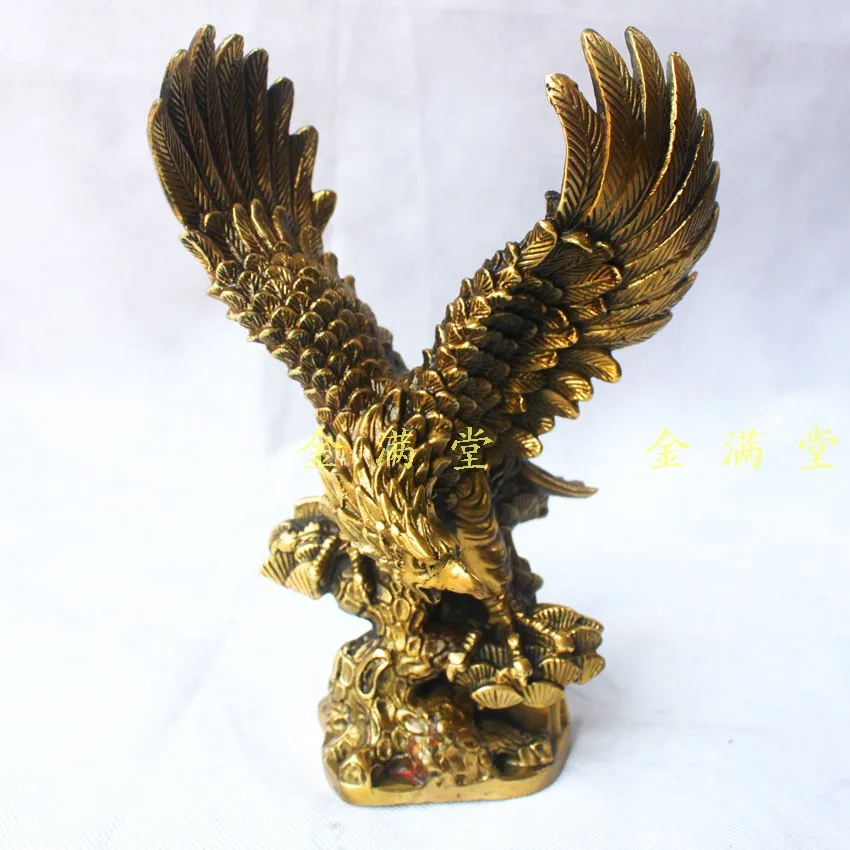 

Bronze copper home decoration crafts decoration copper eagle bronze sculpture, soar Factory Copper Feng Shui crafts