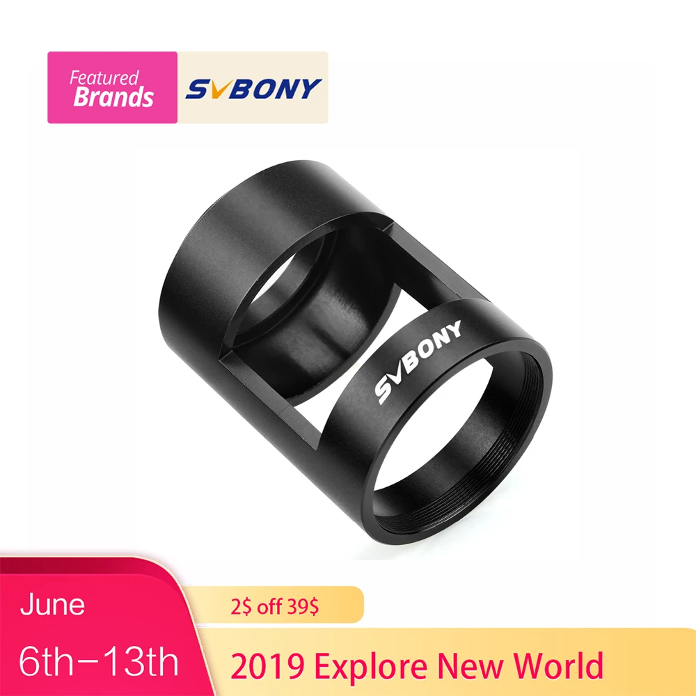 Svbony Spotting Scope for Camera Adapter for 80mm SV13 Birdwatching Archery for DSLR Camera Full Metal O.D. 47.5mm F9162A