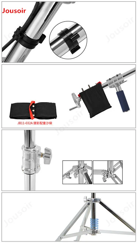Сверхмощная Фотографическая световая стойка, пленка, коромысло, накладные световые рамки, съемка видео, кронштейн BM-300 CD15