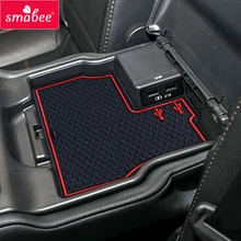 smabee Gate slot Mats For Mazda CX-5 2017 2018 2019 Non-slip Interior Door Pad Cup Non-slip mats 18pcs red/white/black smabee gate slot mat for for kia rio 4 x line rio 2017 2018 interior door pad cup non slip mats red white orange 18pcs