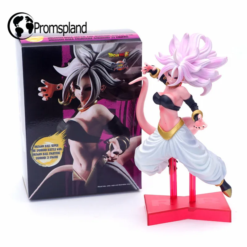 

1pc/lot Android 21 Female Uub Figures Toys For Kids White Sexy Action Figures Retail Box Collection Home Decoration 22cm
