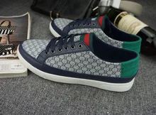 Designer Walking Shoes Men Blue brand sneakers men shoes Genuine Leather Deodorization Massage 9 size and 5 color